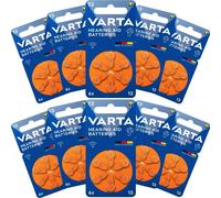 60 Piles Auditives 13 / PR48 Varta Hearing Aid Batteries