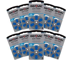 60 Piles Auditives 675 / PR44 Rayovac Extra