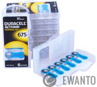 60 Piles Auditives 675 / PR44 Duracell Hearing Aid Activair