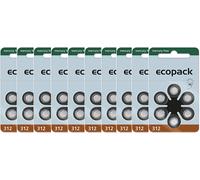 60 piles auditives Varta Ecopack taille 312 10 x blister de 6 aides auditives...