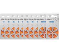 Power-One Piles auditives P13 PR48 Zinc-Air 60 pièces