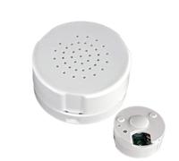 60 Sec Sound Recorder - Round Plush Toy Module | White Press Button Box | Preserved Memory Audio, 1.77 Inch ABS White Box, Squeeze Button Action, Simple Push Control, For Stuffed Animal &