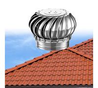 600 mm / 24 pouces, 304 vent vent turbine vent intérieur double roulement pour maison, usine, grenier, ferme