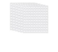 600 Pièces D’Autocollants Double Face Ronds Transparent, Pastilles Adhésives Double Face Extra Fortes, Pastille Double Face Transparent Adhésif, Adhésifs Amovibles pour Bricolage