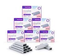 6000 Agrafes 26/6 Extra Résistantes pour Agrafeuse de Bureau, Acier Galvanisé Aiguilles Galvanisées, SuperStrong Agrafeuse Bureau École et Maison