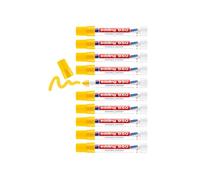 [6005-J-10] edding Lot de 10 Marqueurs spécial industrie 950 jaune 10 mm