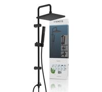 60096 TOKYO, ensemble de douches de plafond, finition noire mate
