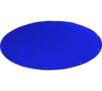 (600g/m²) Bâche ronde de camion/PVC avec œillets de 20mm (bleu RAL5002, 300 cm) Couverture de piscine Bâche de piscine Bache de protection