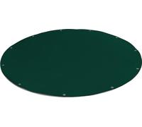 (600g/m²) Bâche ronde de camion/PVC avec œillets de 20mm (vert RAL6005, 550 cm) Couverture de piscine Bâche de piscine Sous-couche de piscine Bache de protection