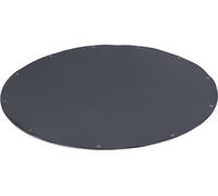 (600g/m²) Bâche ronde de camion/PVC avec oeillets de 20mm (anthracite RAL7016, 220 cm) Bâche de piscine Bache de protection de la piscine