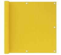 6042BEST® Écran de balcon protection de paravent contemporain Anti UV-Brise vue renforcé Jaune 90x600 cm PEHD