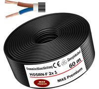 60m de câble souple en caoutchouc Câble de chantier H05RN-F 2x1 Flexible pour appareils