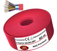60m J-Y(ST)Y 6X2X0,8RT Câble d'alarme incendie Câble de télécommunications Câble de télécommunication