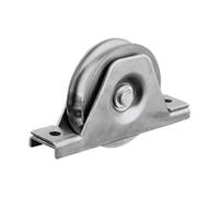 60mm Round groove wheel in support bracket