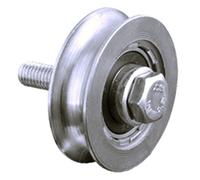 60mm Round groove wheel with 1 ball bearing