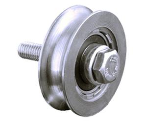 60mm Round groove wheel with 1 ball bearing