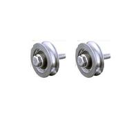 60mm Round groove wheel with 1 ball bearing - Set of 2