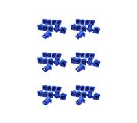60PCS Connecteur Powercon 3 Broches 20A 250V Prise de Panneau de Haut-Parleur Femelle pour Écran LED ÉClairage de Scène,Bleu