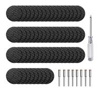 60pcs Disques de Coupe pour Dremel, Mini Disques à Tronçonner Métal, Lame de Coupe pour Accessoires Outils Rotatifs avec 8pcs 3mm Mandrin