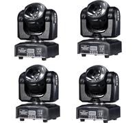 60W LED Moving Head Light, 540° panoramique, 180° d'inclinaison, 60W faisceau de lumière 4PCs, EU -Stecker