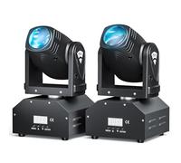 60W Mini RGBW LED Beam tête mobile d-mx 11/13 CH Spot Lumière Disco Lumière Effets de Lumière Contrôlés par la Musique pour DJ Club Disco Party Bar Scène 2PCS