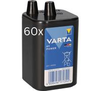 60x Varta 4R25 431 6V 8.500mAh Zink-Kohle Battery