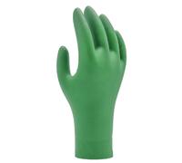 6110PF Gants nitrile jetables verts boîte 100