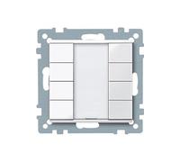Merten Interrupteur System M 617419 8 touches Blanc polaire brillant