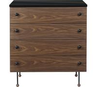 Gubi Commode Dresser 62 Noyer américain 4 tiroirs