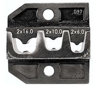 624 097 3 0 Rennsteig Werkzeuge GmbH : Accessoire de sertissage pour cosses isolées à double conducteur, section 2x6mm² - 2x16mm² - 1 pièce