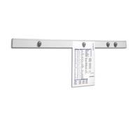 [6250094] Maul Bande d'information "Design" 1m avec 4 Aimants Argent