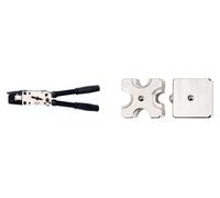 633 405 3 K2 Rennsteig Werkzeuge GmbH : Pince à sertir MPZ 55, livrée dans un coffret en plastique, pour cosses de connexion non isolées