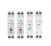 63A 1P+N Smart Switch Circuit Breaker Kwh Meter Monitor Timer Relay MCB Voltage Current Protection BIANMTSW(EWeLink Single,63A)