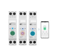 63A 1P+N Smart Switch Meter Metering Monitoring Circuit Breaker Timer Relay MCB BIANMTSW(TOB9-63T No metering,32A)
