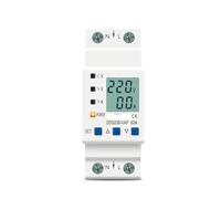 63A 80A 110V 230V Din rail adjustable over under voltage protective device protector current limit protection EKFBQBGW(63A Top input)