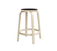 64 Tabouret de Bar H65 Chêne/ Noir