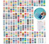 6400 pièces Onglets d'annotation de livre, Onglets adhésifs pour annoter, Notes adhésives Morandi pour classeur, Marqueurs de page, Fournitures d'annotation multicolores et repositionnables, Fournitur