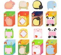 640pcs Sticky Notes,32 Pièce Notes Autocollantes Mignonnes,Notes Adhésives En Forme Animaux,Post It Feuille Autocollante Design,Pour Les Études,La Maison,Le Bureau,La Colocation Ou Les Cadeaux