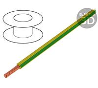 64220 Câbles H07V2-K Line Cu 25mm² 4AWG PVC jaune-vert 450V,750V CÂBLE HELUKA