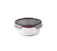 Lacor Récipient alimentaire rond Ecoinox 64616 - inox 18/10, hermétique 1,5 L, micro-ondes & lave-vaisselle