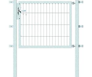 646714 Portail simple en flexo avec accessoires | différentes largeurs et hauteurs | galvanisé à chaud | Largeur : 100 cm | Hauteur : 80 cm