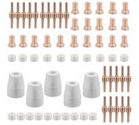 65 Pcs PT31 Consommables Plasma Decoupeur Plasma Parkside Cut 30 40 50 Consommables de Découpeuse Plasma Accessoire Decoupeur