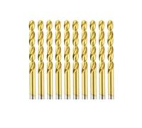 6542 Ensemble d'outils en acier inoxydable en métal | Forage de foret hélicoïdal en acier rapide au cobalt(10PCS,5.4mm)