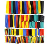 656-pc Schrumpfschlauch Set Kit, Rusee Schrumpfschlauch Schrumpfschlauch Sets Absackrate 2: 1 Shrink Tubing Kleber Verschiedene Größen Schrumpfschläuche Wire Jacket Kombinationen