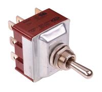 659H/2 APEM Interrupteur À Basculer On-Off-On 12mm 3PDT 15A