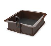 LACOR 66777 Moule carrée Silicone Marron 25 cm