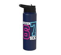 67 Six Seven 6-7 Sweet Italian Brainrot Kids Meme Shirt Stainless Steel Insulated Water Bottle