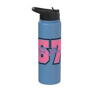 67 Six Seven 6-7 Sweet Italian Brainrot Kids Meme Shirt Stainless Steel Insulated Water Bottle
