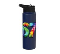 67 Six Seven 6-7 Sweet Italian Brainrot Kids Meme Shirt Stainless Steel Insulated Water Bottle