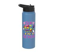 67 Six Seven 6-7 Sweet Italian Brainrot Kids Meme Shirt Stainless Steel Insulated Water Bottle
